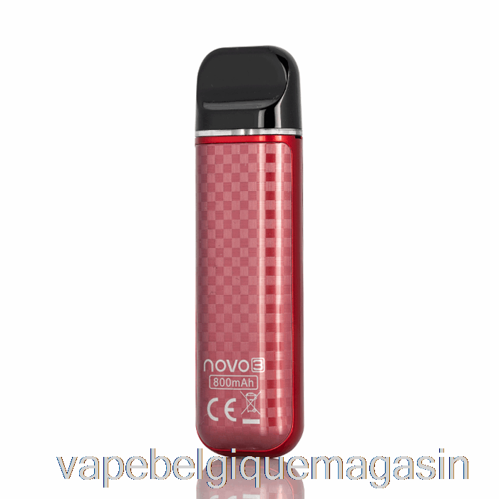 Vape Jetable Smok Novo 3 25w Système Pod Fibre De Carbone Rouge